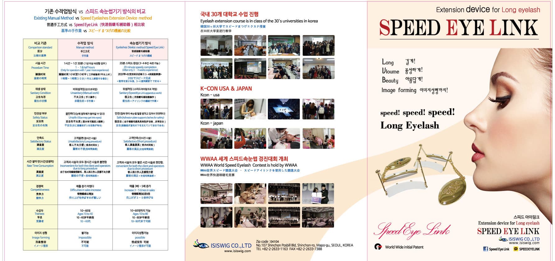Speed eye link ( Speedy eyelashes extension tool) | tradekorea